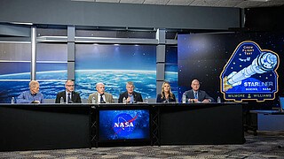 Konferencja prasowa z 24 sierpnia 2024 r.; Fot. NASA