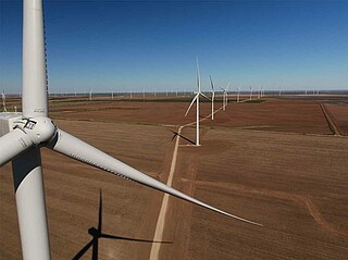 Lądowe turbiny wiatrowe Ørsted w Willow Springs (Texas, USA)