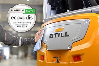Firma STILL uzyskała certyfikat EcoVadis Platinum 2024