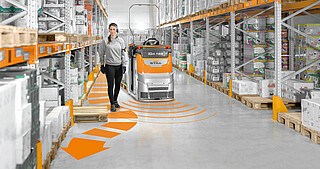 Jednym z przyszłościowych produktów firm Grupy KION jest autonomiczny partner kompletacji STILL iGo neo.