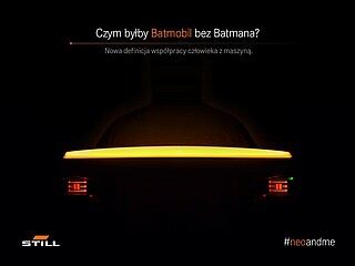 Autonomiczny wózek do kompletacji iGo neo CX 20 – akcja teaserowa #neoandme (Batmobil)