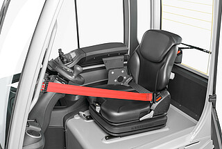 Pas bezpieczeństwa operatora w kabinie wózka widłowego STILL RX 60-50