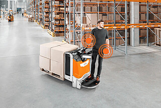 WIbracje mogą przenosić się na ręce i ramiona operatorów wózków widłowych oraz na całe ciało i kręgosłup.